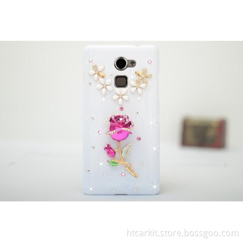 Newest diamond pc mobile phone cover for Huawei Mate 8